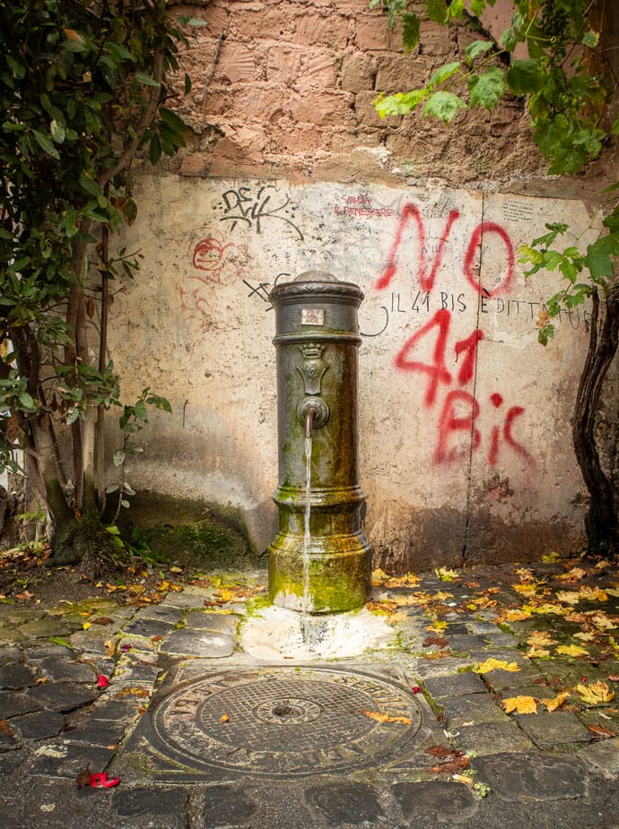 Fountain in Trastevere